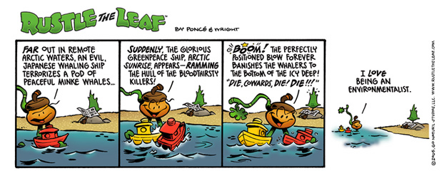 Rustle the Leaf comic