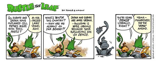 Rustle the Leaf comic