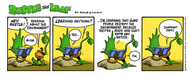 Rustle the Leaf comic