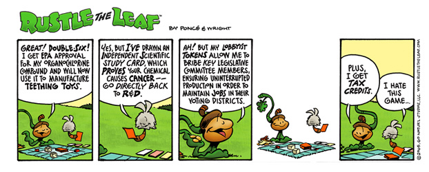 Rustle the Leaf comic