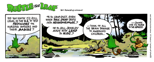 Rustle the Leaf comic