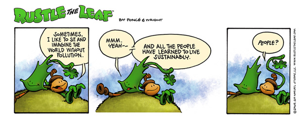 Rustle the Leaf comic