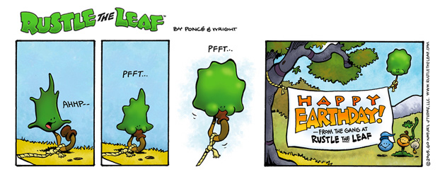Rustle the Leaf comic