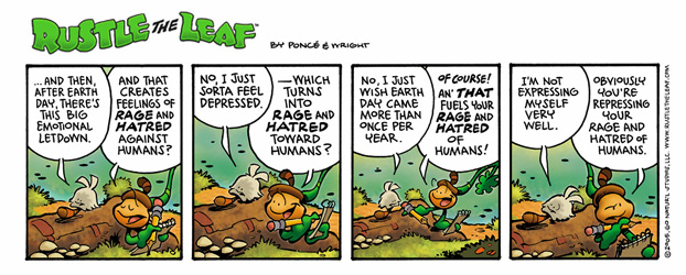 Rustle the Leaf comic