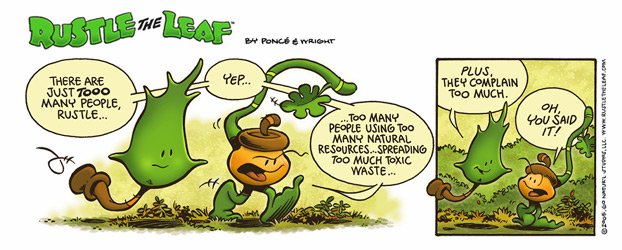 Rustle the Leaf comic
